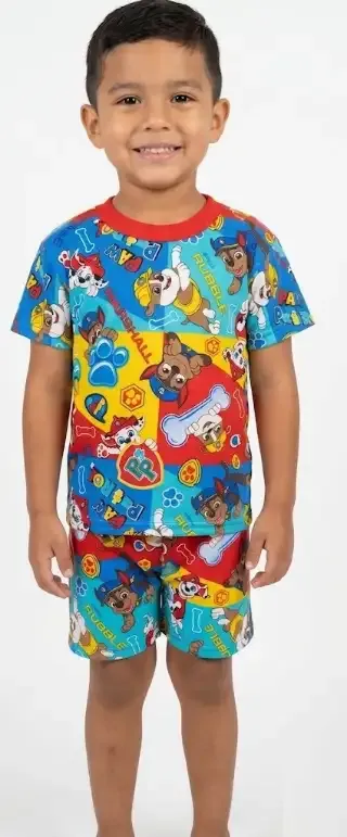 conjunto short playera con estampados